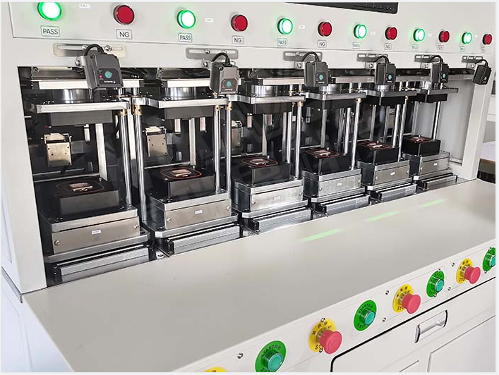 智能手表6工位柜式工裝氣密性檢測儀